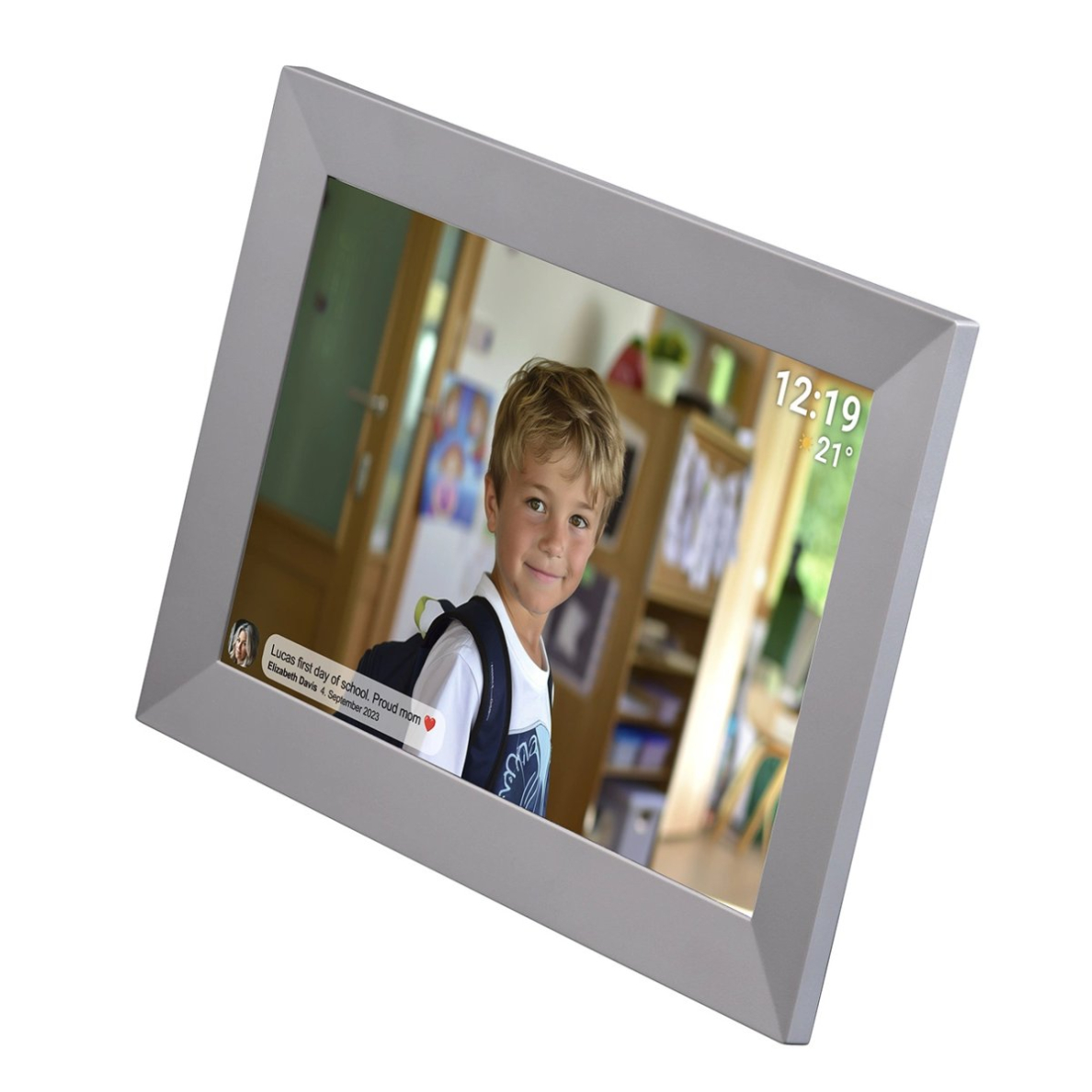 Denver Frameo PFF-1026GR 10.1" Digital Frame – pilkas 2 Denver Frameo PFF-1026GR 10.1" Digital Frame – pilkas 2