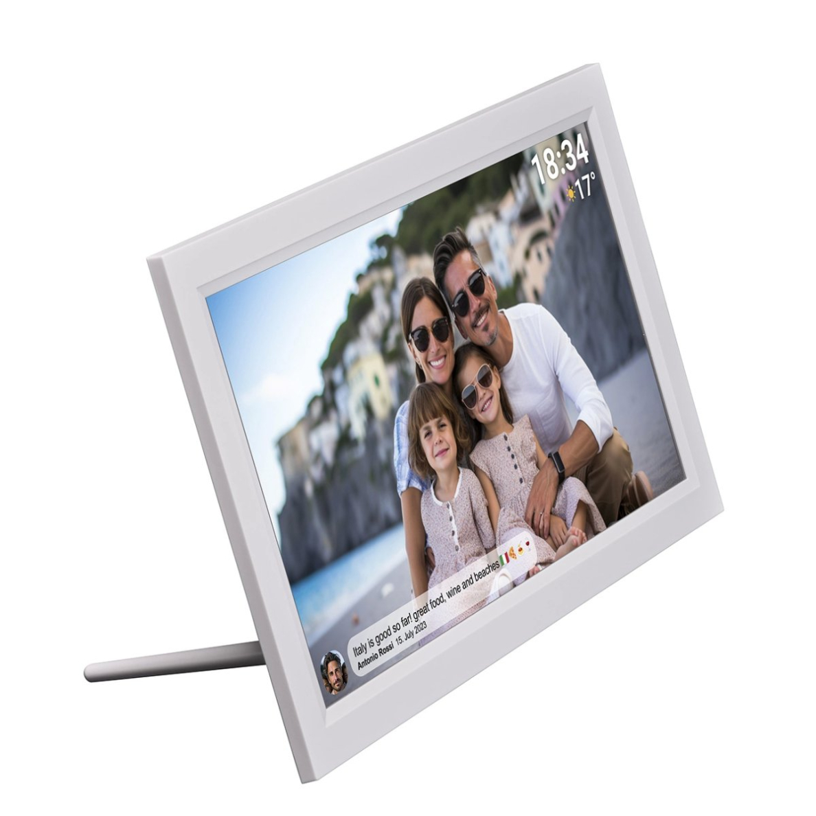 Denver Frameo PFF-1503W 15.6" Digital Frame – baltas 1