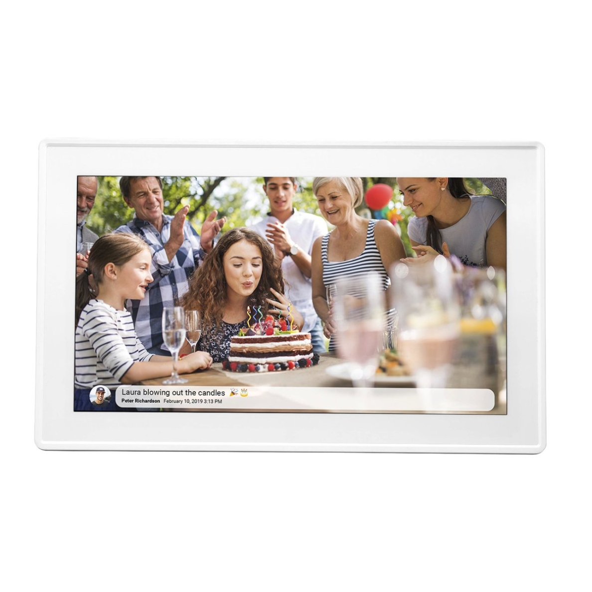 Denver Frameo PFF-1515W 15.6" Digital Frame – baltas