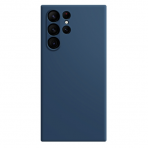 Dėklas Liquid Silicone 1.5mm Samsung S918 S23 Ultra 5G tamsiai mėlynas
