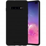 Dėklas Mercury Silicone Case Samsung G973 S10 Juodas