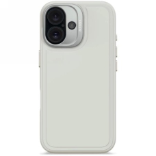Decoded AntiMicrobial Silikoninis Stacks Backcover MagSafe Dėklas skirtas iPhone 16 - Pilkas