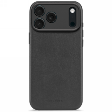 iPhone 17 Pro Max Decoded odinis MagSafe dėklas – juodas iPhone 17 Pro Max Decoded odinis MagSafe dėklas – juodas