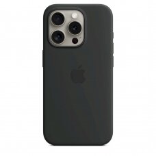 Dėklas Apple Silicone Case MT1A3ZM/A MagSafe skirta iPhone 15 Pro - Juodas