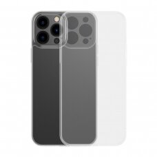 Dėklas Baseus frosted glass iphone 13 pro Skaidrus (arws000702)