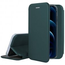 Dėklas Book Elegance Samsung G975 S10 Plus tamsiai žalias