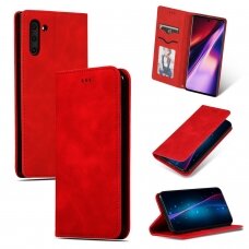 Dėklas Business Style Samsung S918 S23 Ultra 5G raudonas