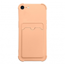 Dėklas Card Armor Case iPhone SE 2022 / SE 2020 / iPhone 8 / iPhone 7 rožinis