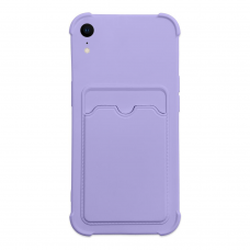 Dėklas Card Armor Case iPhone XS / iPhone X violetinis