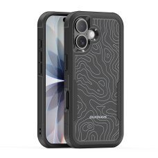iPhone 17 Dux Ducis Shld dėklas – juodas (Contour Pattern)