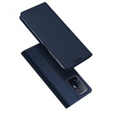 Atverčiamas dėklas Dux Ducis Skin Pro Xiaomi 11T/11T Pro tamsiai mėlynas