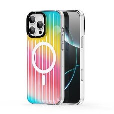 iPhone 16 Pro Dux Ducis Zest dėklas Gradient Rainbow