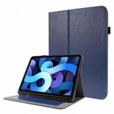 Dėklas Folding Leather Lenovo Tab M10 Plus 3rd Gen TB125FU/TB128FU/TB128XU 10.6 tamsiai mėlynas