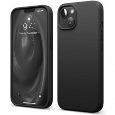 Dėklas Liquid Silicone 1.5mm Apple iPhone 13 mini juodas