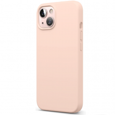Dėklas Liquid Silicone 1.5mm Apple iPhone 13 rožinis