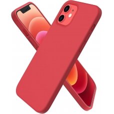 Dėklas Liquid Silicone 1.5mm Apple iPhone 14 Pro raudonas