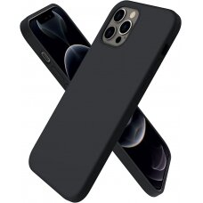 Dėklas Liquid Silicone 1.5mm Apple iPhone 15 Pro Max juodas