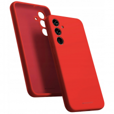 Dėklas Liquid Silicone 1.5mm Samsung A246 A24 5G raudonas