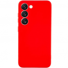 Dėklas Liquid Silicone 1.5mm Samsung S916 S23 Plus 5G raudonas