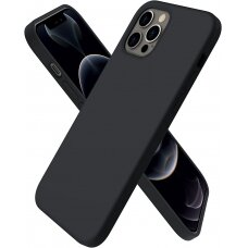 Dėklas Liquid Silicone 1.5mm Xiaomi Redmi Note 13 Pro 4G/Poco M6 Pro 4G juodas