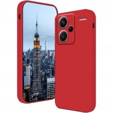 Dėklas Liquid Silicone 1.5mm Xiaomi Redmi Note 13 Pro Plus 5G raudonas