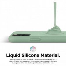 Dėklas Liquid Silicone 2.0Mm Apple Iphone 11 Pro Max Mėtinis