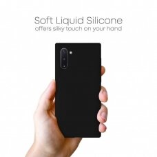 Dėklas Liquid Silicone 2.0Mm Samsung N970 Note 10 Juodas
