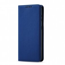 Dėklas Magnet Card Case for Samsung Galaxy S22 Plus Mėlynas