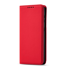 Akcija! *** Pažeista pakuotė *** Dėklas Magnet Card Case for Samsung Galaxy S22 Plus Raudonas