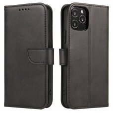 Dėklas Magnet Case elegant Xiaomi Redmi Note 11 Pro+ 5G (China) / 11 Pro 5G (China) / Mi11i HyperCharge / Poco X4 NFC 5G Juodas