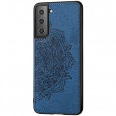 Dėklas Mandala Samsung G990 S21/S30 tamsiai mėlynas