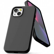Dėklas Mercury Silicone Case Apple iPhone 14 juodas