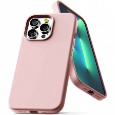 Dėklas Mercury Silicone Case Apple iPhone 14 Pro Max rožinio smėlio