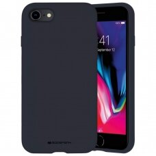 Dėklas Mercury Silicone Case Apple Iphone 7/8/Se2020/Se2022 Tamsiai Mėlynas