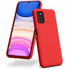 Dėklas Mercury Silicone Case Samsung A025G A02s raudonas