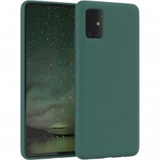 Dėklas Mercury Silicone Case Samsung A035 A03s tamsiai žalias