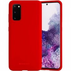 Dėklas Mercury Silicone Case Samsung A515 A51 Raudonas