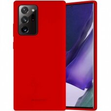 Dėklas Mercury Silicone Case Samsung N980 Note 20 raudonas