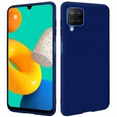 Dėklas Mercury Soft Jelly Case Samsung A226 A22 5G tamsiai mėlynas