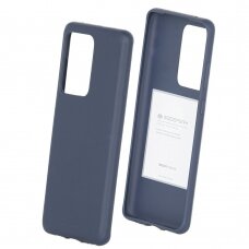 Dėklas Mercury Soft Jelly Case Samsung A41 Tamsiai Mėlynas