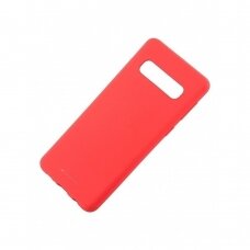 Dėklas Mercury Soft Jelly Case Samsung G973 S10 Raudonas