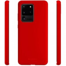 Dėklas Mercury Soft Jelly Case Samsung G988 S20 Ultra Raudonas