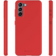 Dėklas Mercury Soft Jelly Case Samsung G990 S21 FE raudonas