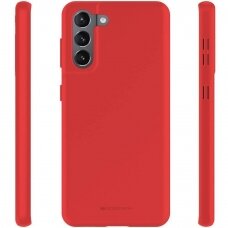 Dėklas Mercury Soft Jelly Case Samsung S22 Plus raudonas