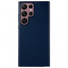 Dėklas Mercury Soft Jelly Case Samsung S918 S23 Ultra 5G tamsiai mėlynas