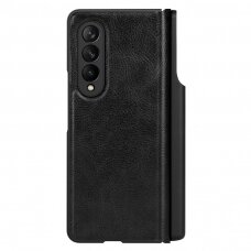 Dėklas Nillkin Qin Leather (Plain Leather) Samsung F926 Z Fold3 5G juodas