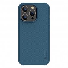Dėklas Nillkin Super Frosted Shield Pro Magnetic Apple iPhone 14 Plus mėlynas