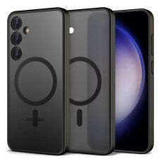 Samsung S936 S25 Plus Reach Matte MagSafe dėklas – juodas