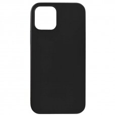 Dėklas Rubber TPU Apple iPhone 12 mini juodas