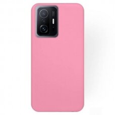 Dėklas Rubber TPU Xiaomi 11T 5G/11T Pro 5G rožinis